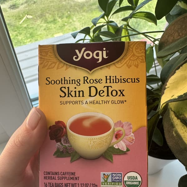 Yogi Herbal Tea Bags Rose Hibiscus Skin DeTox 16pk
