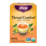 Yogi Tea Organic Tea Yogi Tea Herbal Tea Bags Throat Comfort 16pk