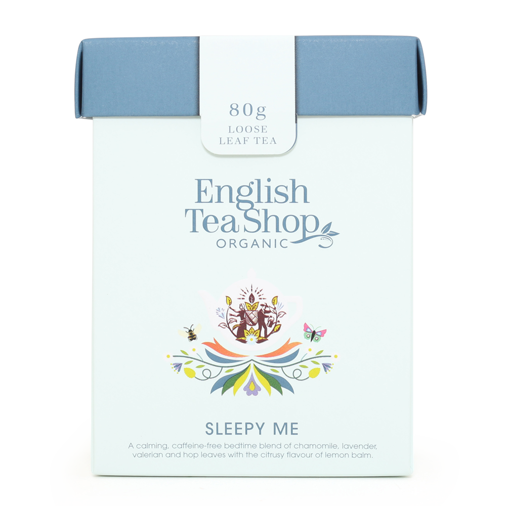 english tea shop organic wellness tea sleepy me loose leaf tea 80g