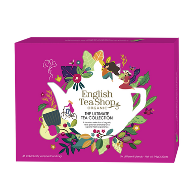 english tea shop the ultimate tea collection pink  gift pack 48 sachets