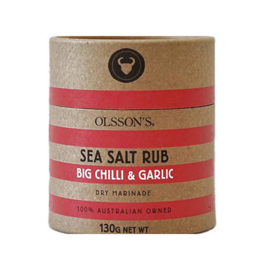 olssons big chilli & garlic salt rub 160g