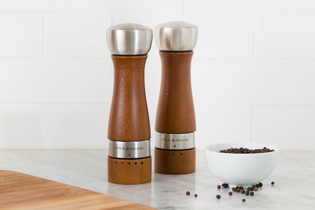 Cole & Mason Tap Salt and Pepper Grinder Set