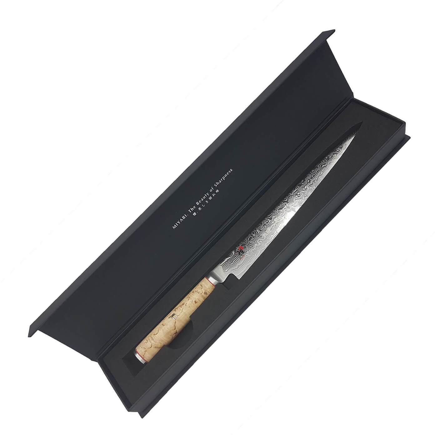miyabi birchwood 5000mcd sujihiki slicing knife 24cm 62507