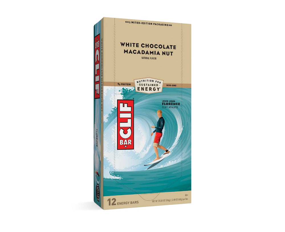 clif bar white chocolate macadamia 12x68g