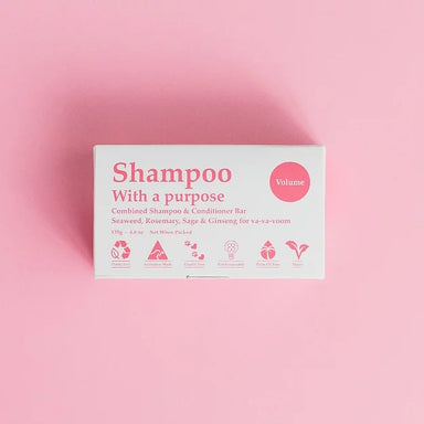 shampoo with a purpose shampoo & conditioner bar volume 135g
