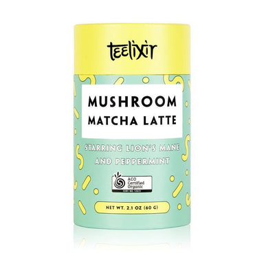 teelixir mushroom matcha latte 60g