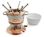 swissmar lausanne 11 pc copper fondue set