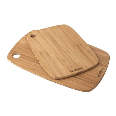global tri-ply bamboo cutting boards set of 2
