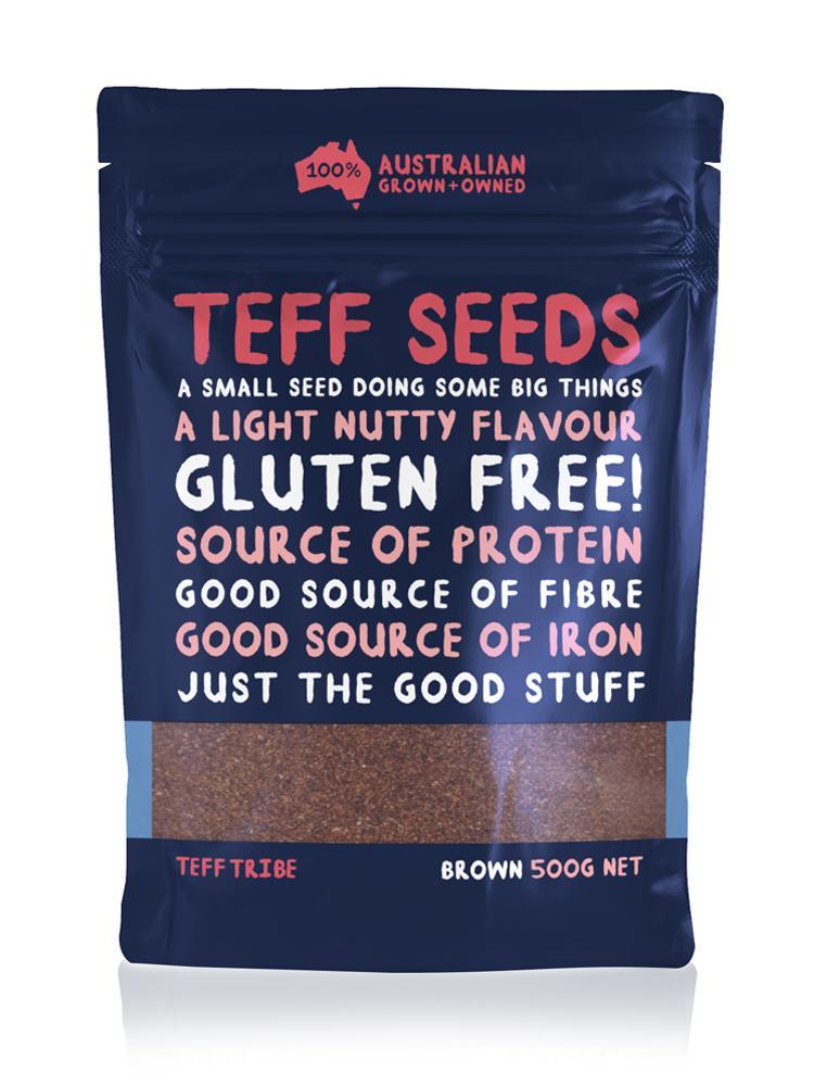 teff tribe brown  500g teff seeds