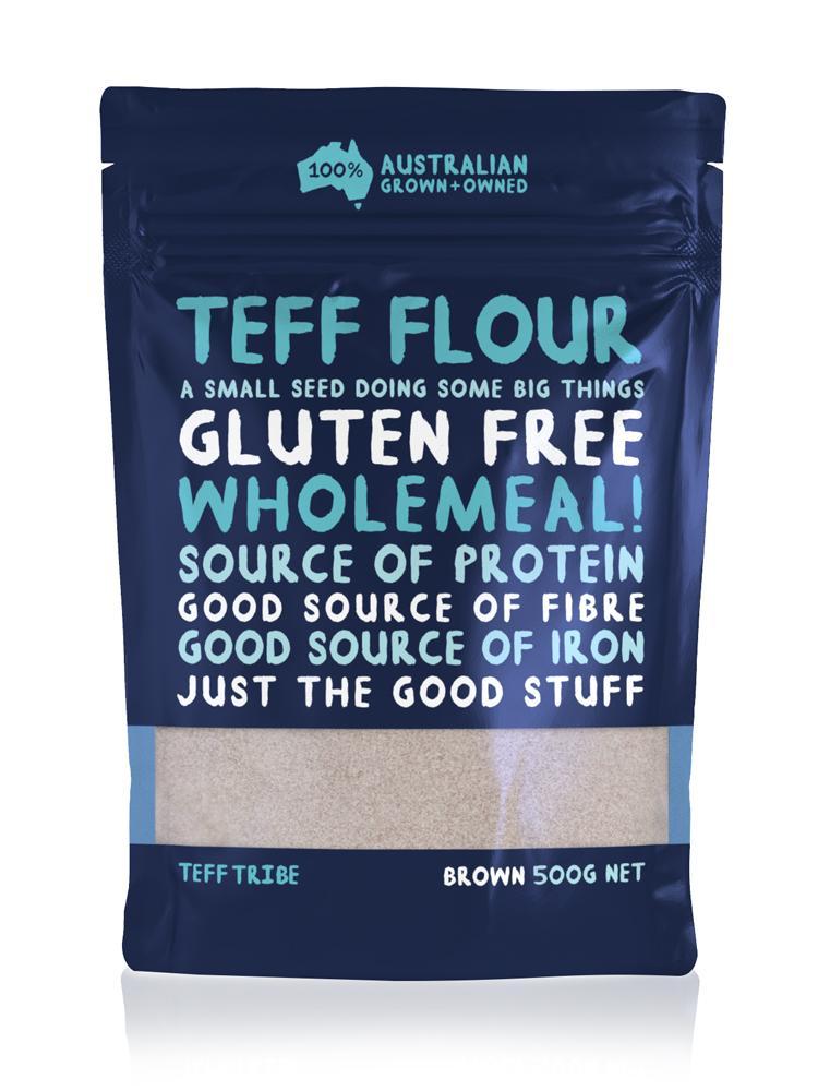 teff tribe brown  500g teff flour