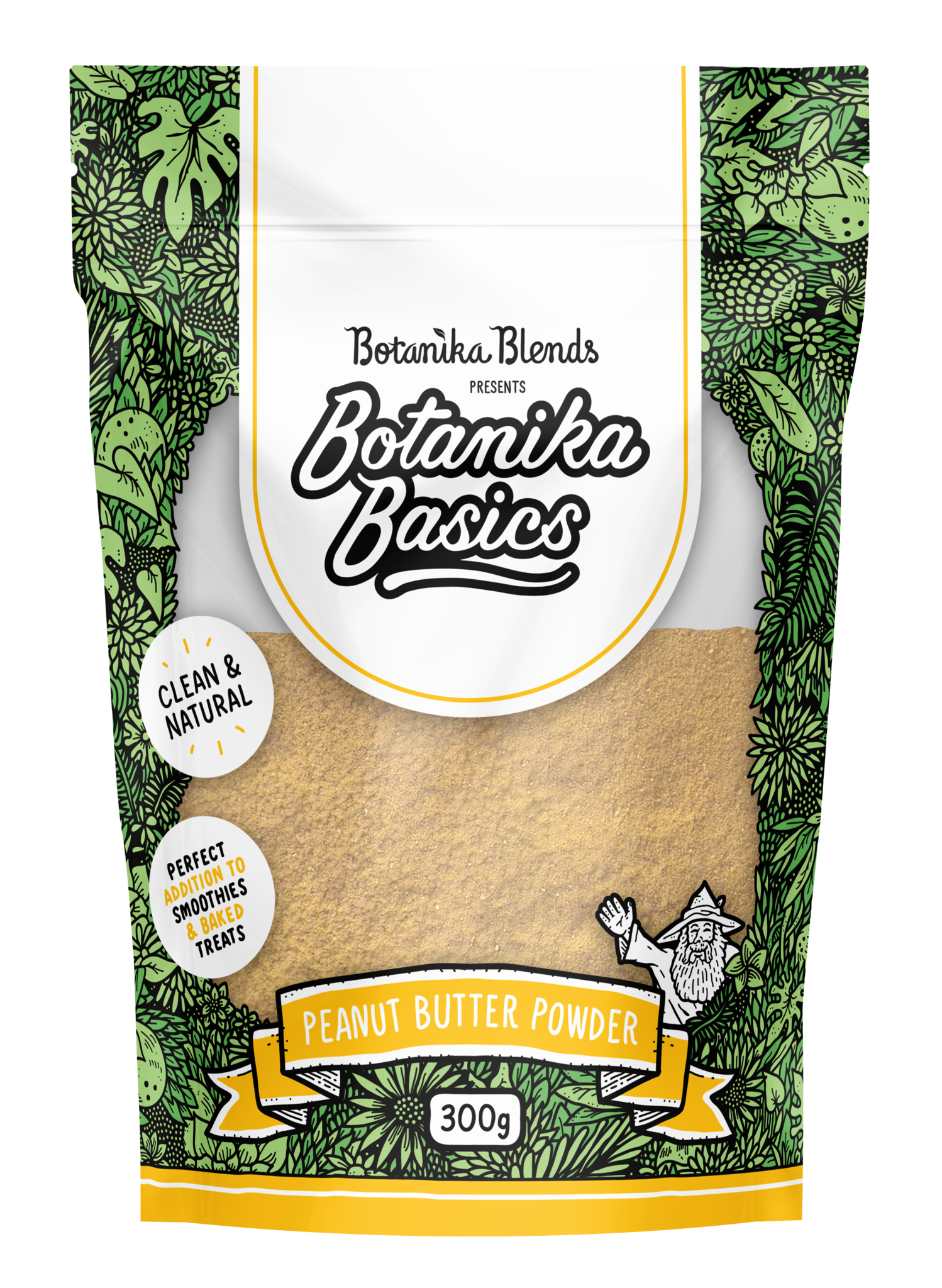 botanika blends botanika basics peanut butter powder 300g
