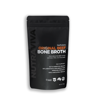 nutraviva nesproteins bone broth beef beef original