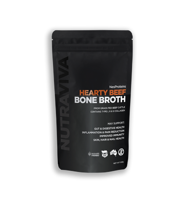 nutraviva nesproteins bone broth beef hearty beef