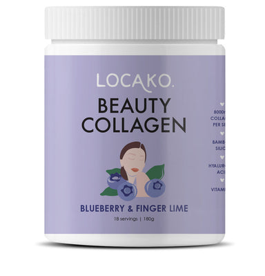 locako locako collagen blueberry & fingerlime 180g tub