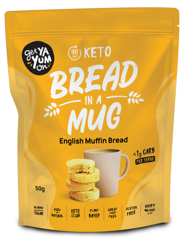 get ya keto bread in a mug english muffin bread 10 x 50g