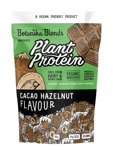 botanika blends plant protein cacao hazelnut 1kg 1kg