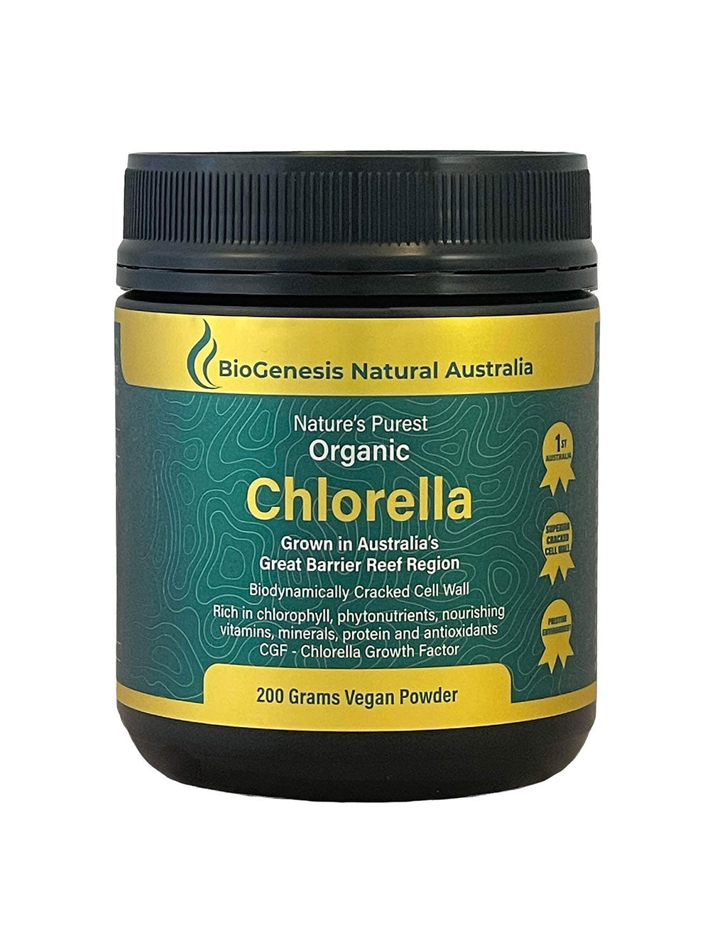 BioGenesis Natural Australia (Travel Friendly) Nature's Purest Organic Chlorella