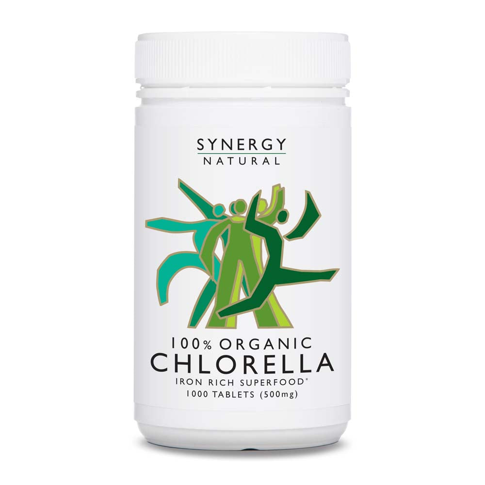 Synergy Natural Organic Chlorella Tablets 500mg