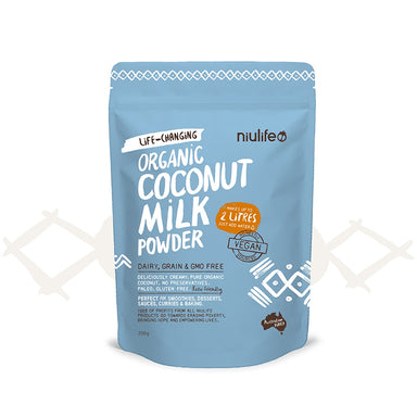 niulife coconut milk powder makes up to 2 litres 200g