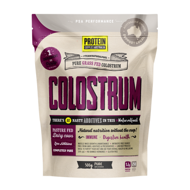 protein supplies aust. colostrum (grass fed) pure - 20% immunoglobulin (igg) 500g