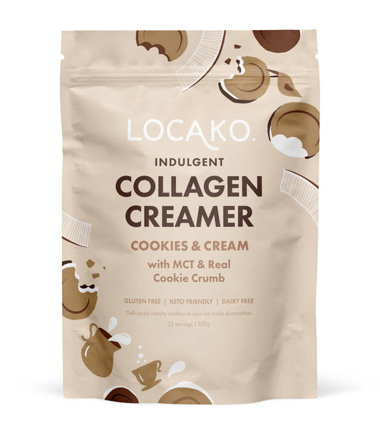 Cream)　300g　Indulgent　Locako　—　Collagen　(Cookies　Creamer　and　Artisanal　Australia