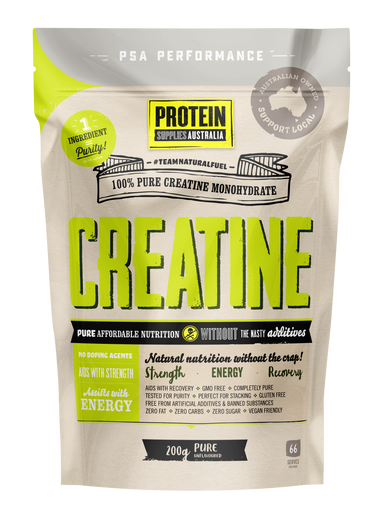 protein supplies aust. creatine (monohydrate) pure 200g