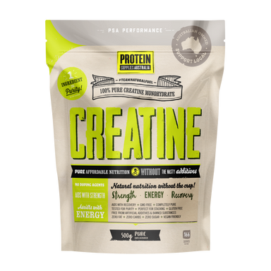 protein supplies aust. creatine (monohydrate) pure 500g