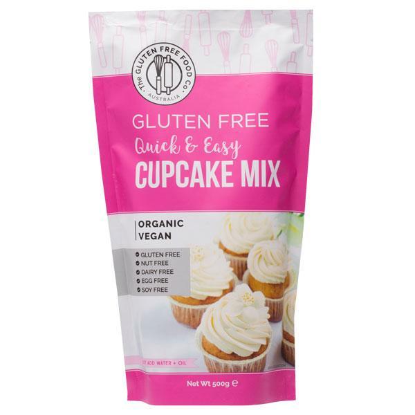 the gluten free food co quick & easy cupcake mix 500g