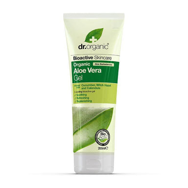 dr. organic aloe vera gel with cucumber organic aloe vera 200ml