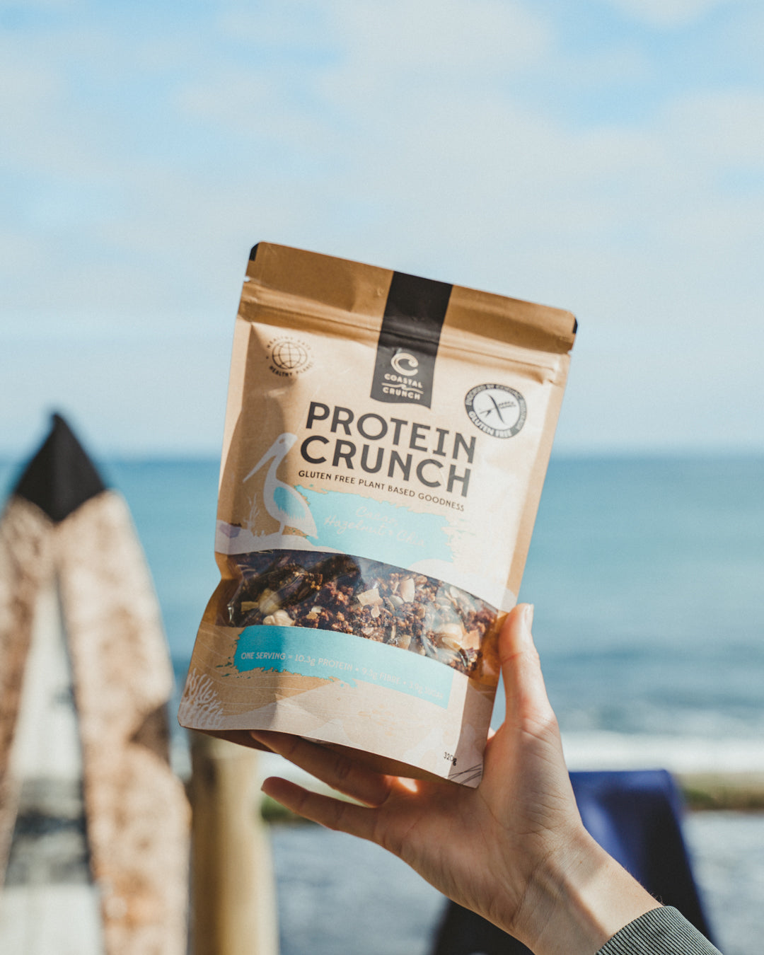 Coastal Crunch Protein Crunch Granola Cacao, Hazelnut & Chia 320g