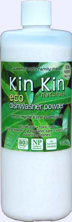 kin kin naturals dishwasher powder lemon myrtle & lime 1.1kg