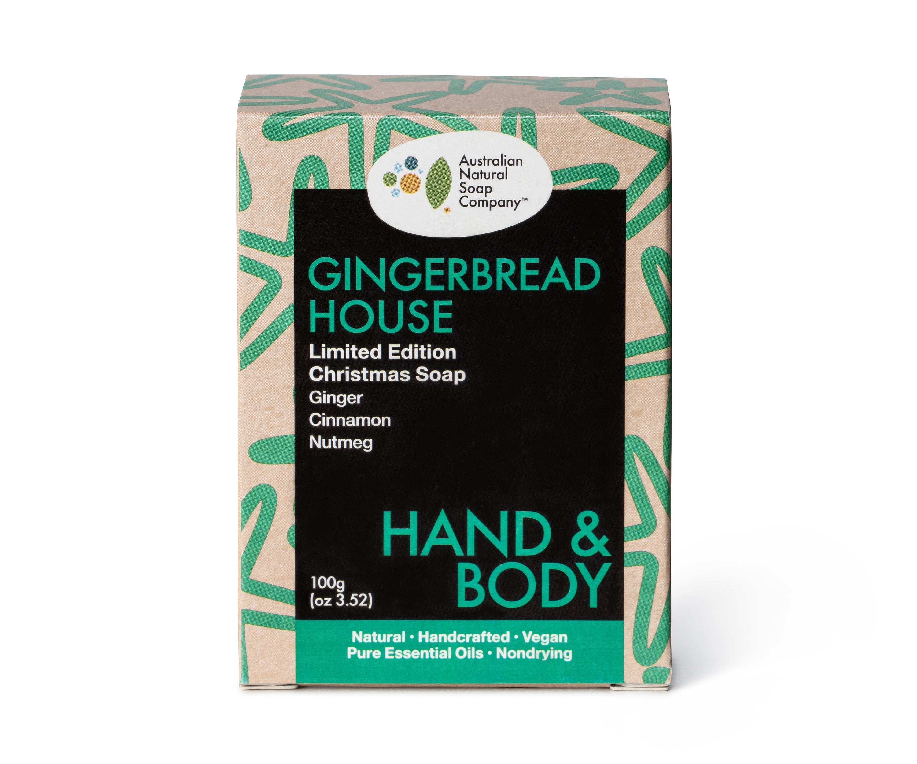 The Australian Natural Co Hand & Body - Christmas Edition Gingerbread House 100g