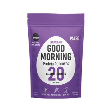 googys good morning protein pancakes (mix) chocolate 250g