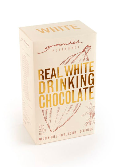 grounded pleasures real white drinking chocolate 200gms