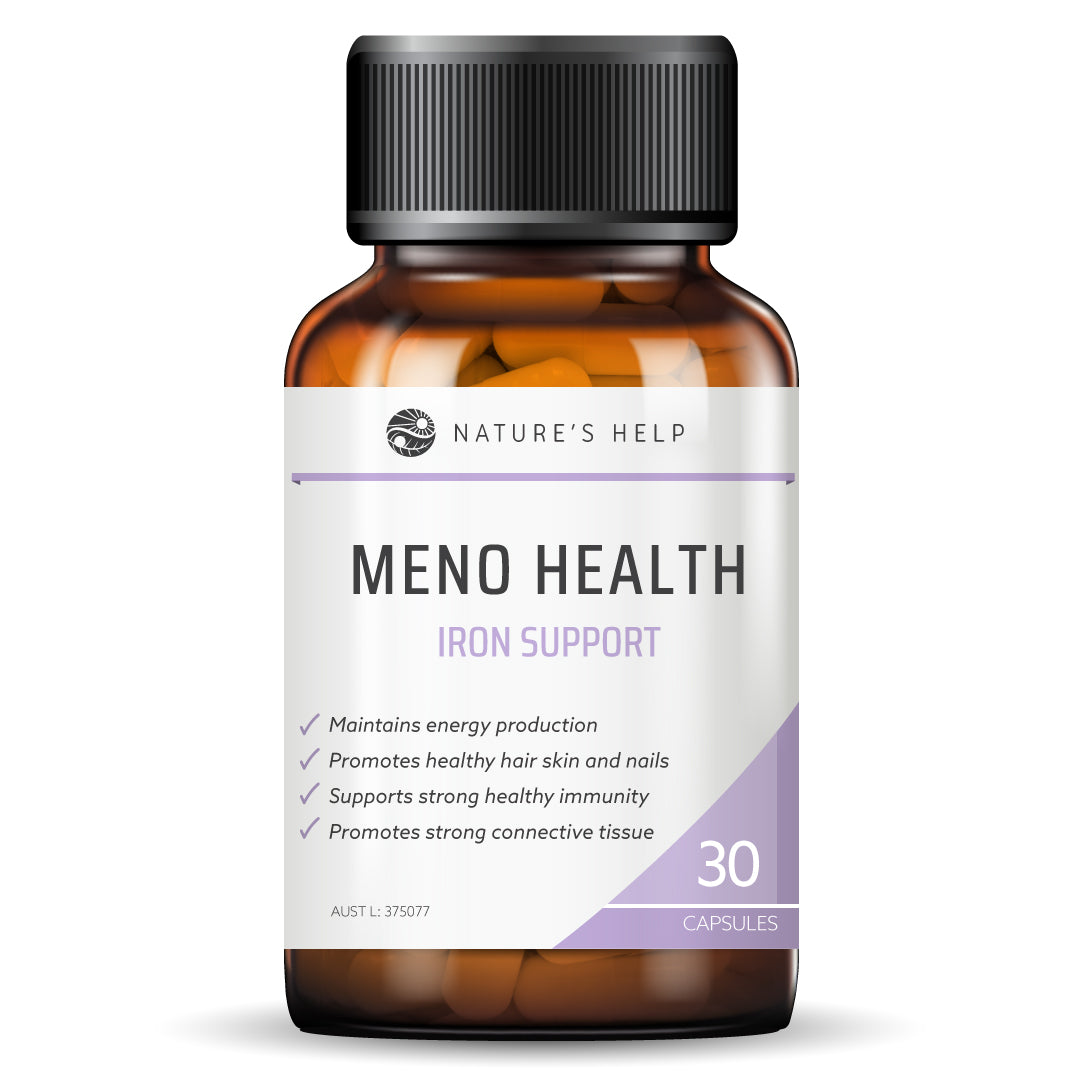 Nature's Help Meno Health Iron Support 30 Caps