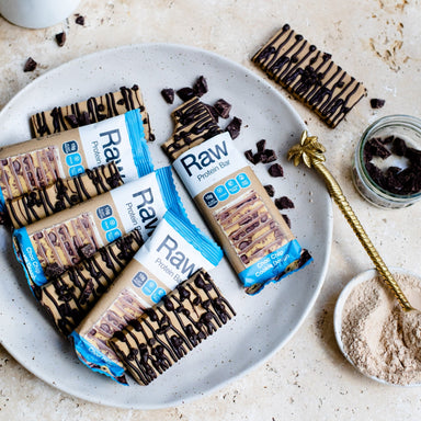 flash sale! amazonia raw protein bar choc chip cookie dough 10 x 40g