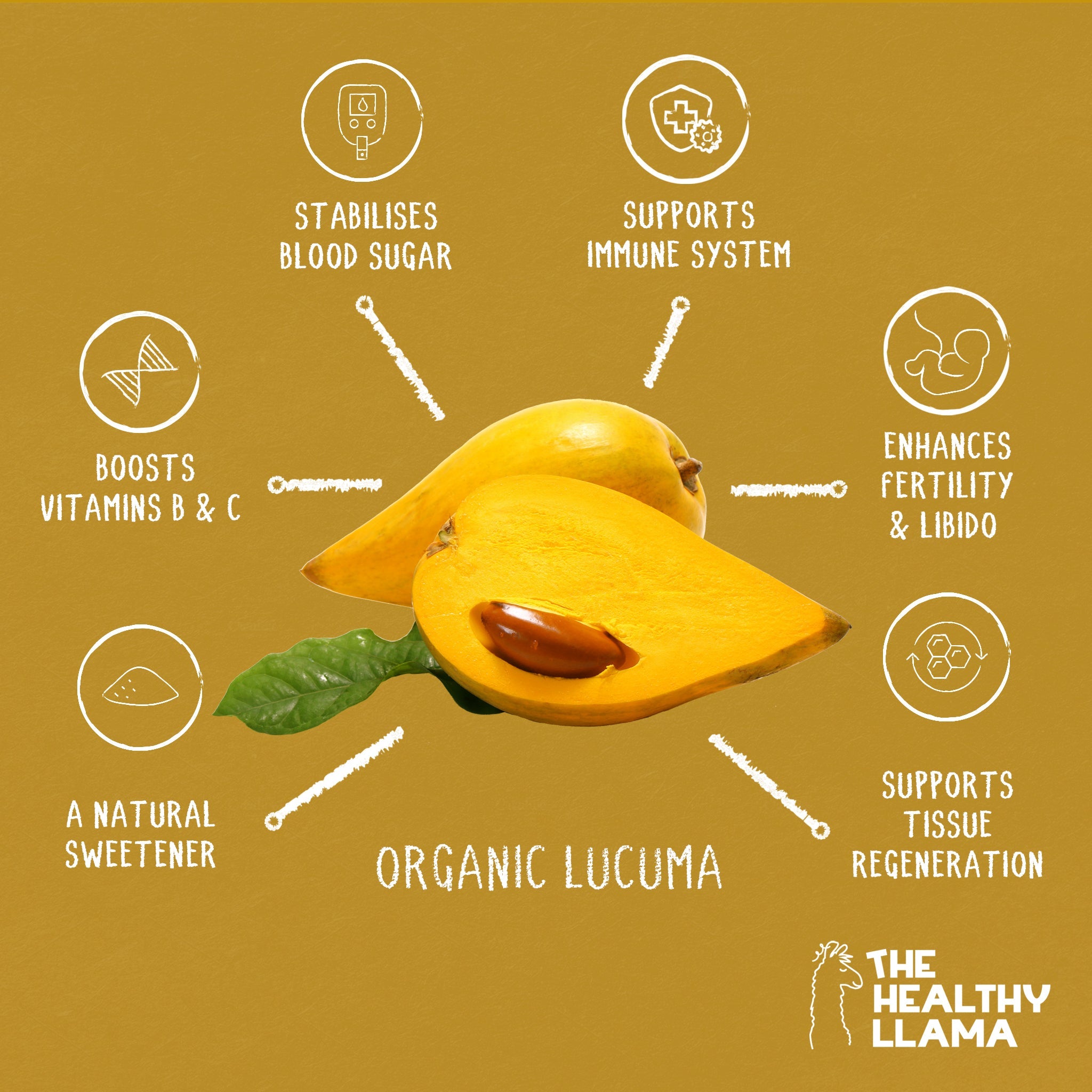 Healthy Llama Organic Lucuma Powder 300g