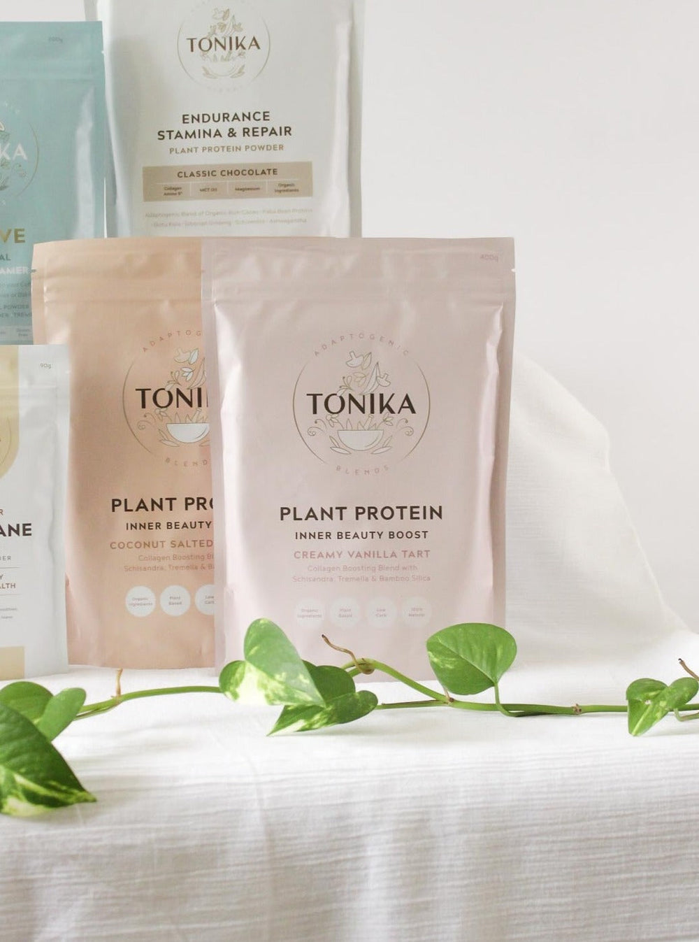 Tonika Plant Protein Creamy Vanilla Tart 400g