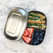 ever eco stainless steel bento snack box 3 compartment