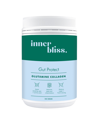inner bliss gut protect glutamine collagen 300g