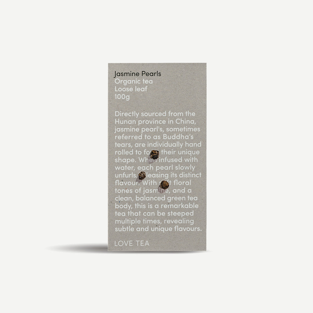 love tea organic jasmine pearls loose leaf 100g