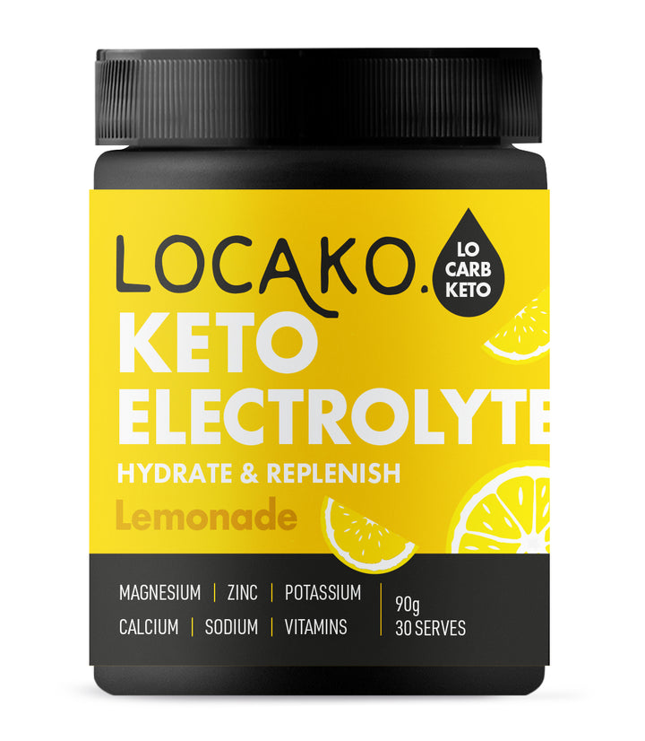 locako keto electrolyte hydrate & replenish lemonade 90g