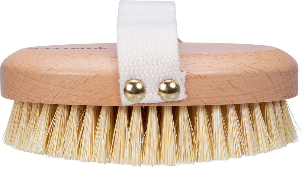 Ever Eco Dry Body Brush Beech Wood Handle, Sisal Bristles