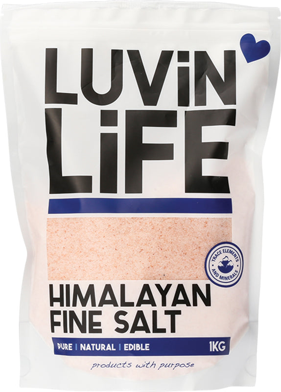 luvin’ life himalayan salt fine 1kg