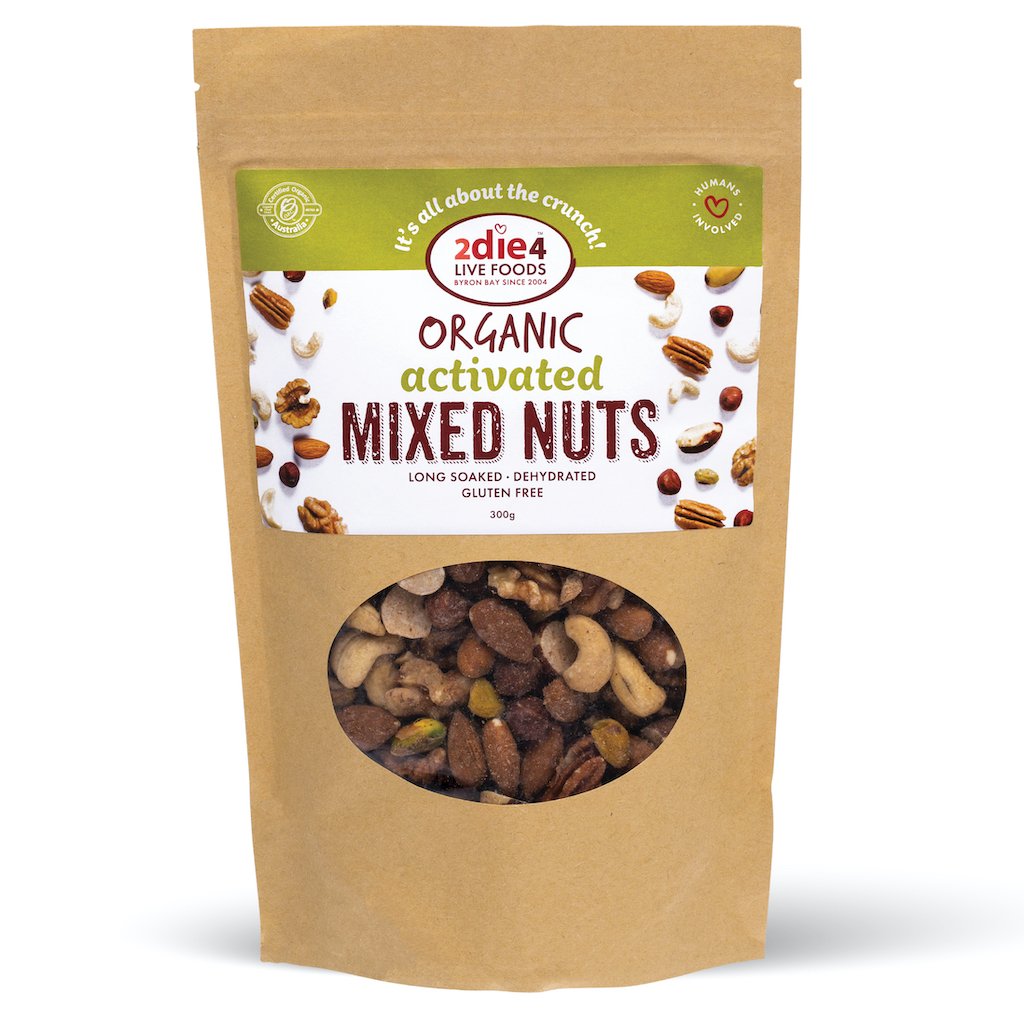 2die4 live foods organic activated mixed nuts activated with fresh whey