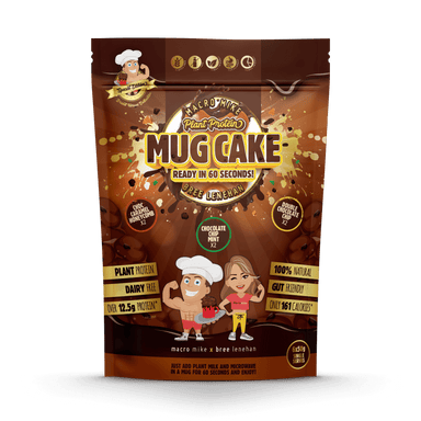 macro mike mug cake mix - plant protein mixed pack 6 x 50g