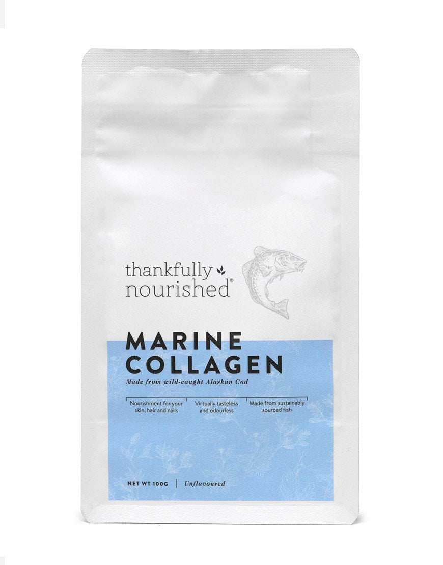 thankfully nourished marine collagen powder 100g