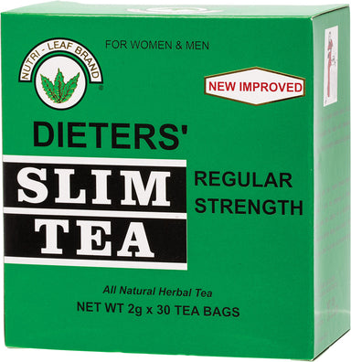 nutri-leaf herbal tea bags slim tea regular 30 bags