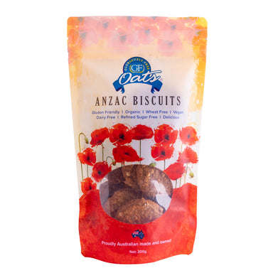 gloriously free gf oats anzac biscuits 200g