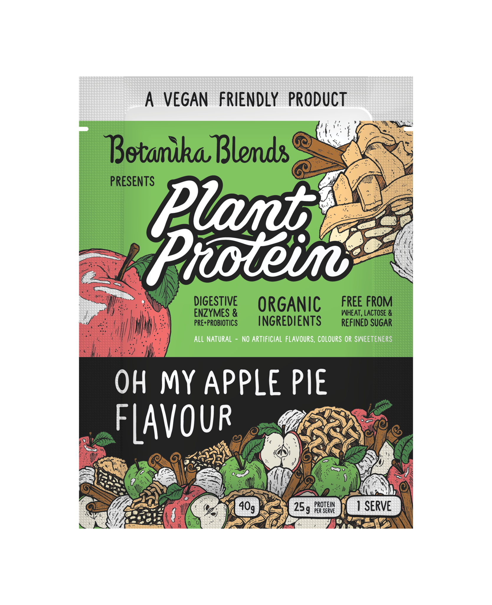 botanika blends plant protein apple pie